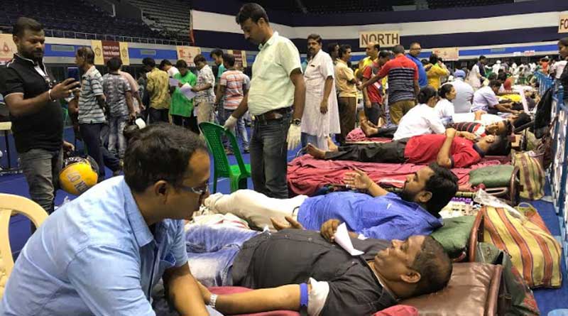 Forum for Durgotsab organizes blood donation camp