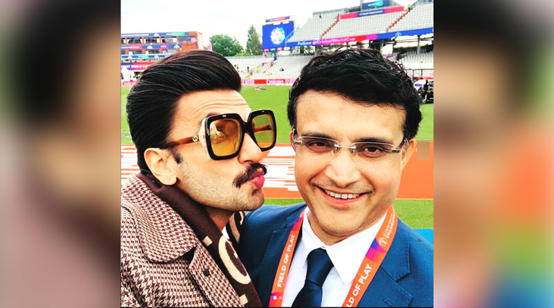 Ranveer Singh posts selfie with former skipper Saurav Ganguly