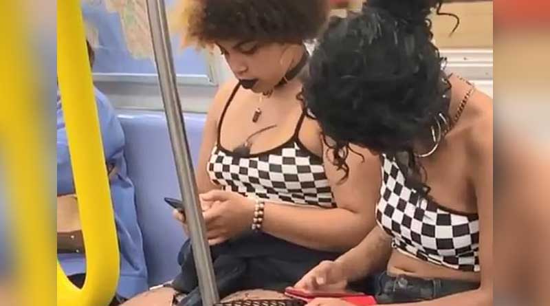 Shocking moment when women's pet rat crawls into shirt