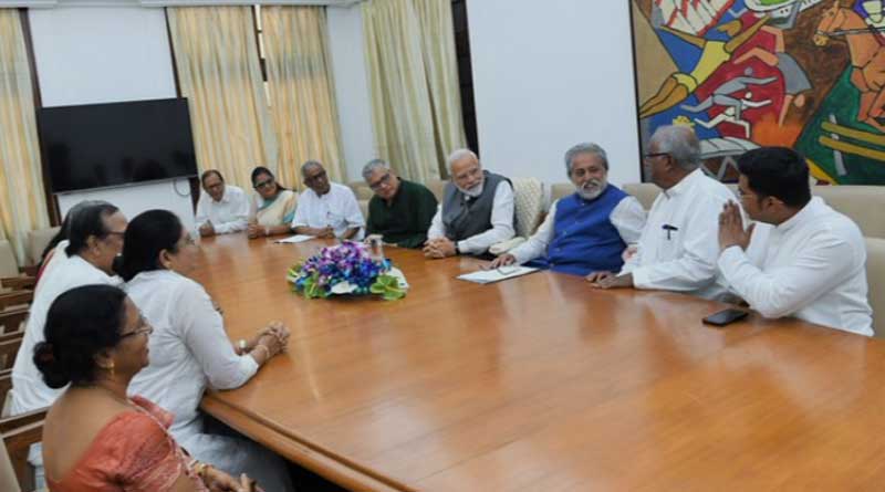 TMC's Parliamentary party meets PM Narendra Modi in Delhi