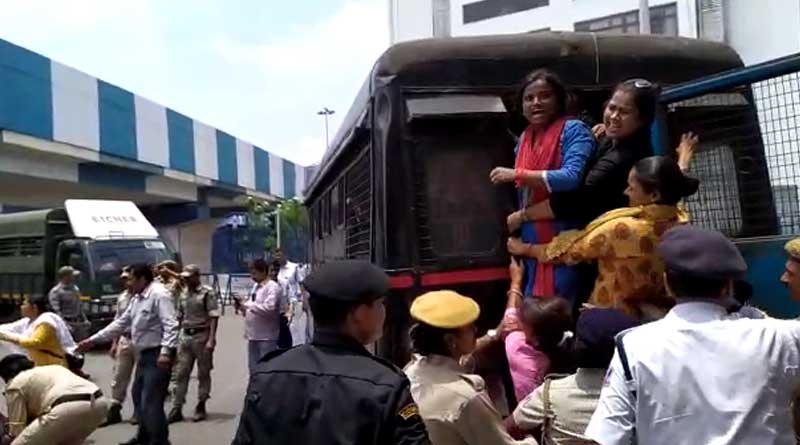 Cut Money agitation at state administrative Headquarter Nabanna