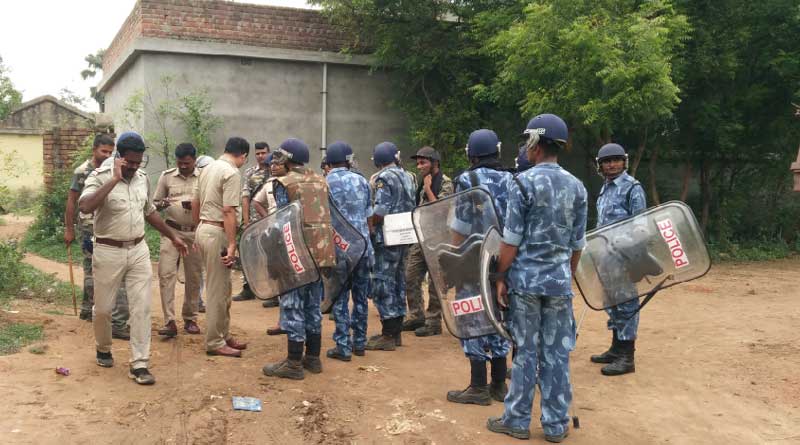 Bombs recovered during anti arms drive by Police in Birbhum