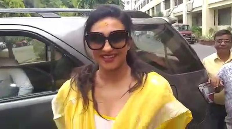 Actress Rituparna Sengupta reaches CGO complex