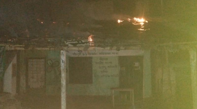 TMC party office allegedly vandalised by BJP worker