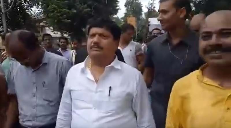 Political clashes at Halisahar, car of BJP MP Artjun Sing allegedly broken by TMC workers
