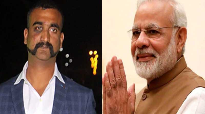 Rakhis with the pic of Modi an Abhinandan Bartaman selling in Siliguri
