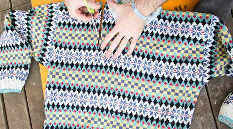 Estonia's fashion designer makes new dress form old garments