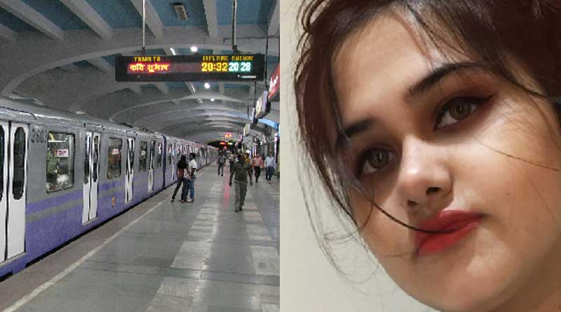 Again a passenger stuck at door of Metro in Park Street
