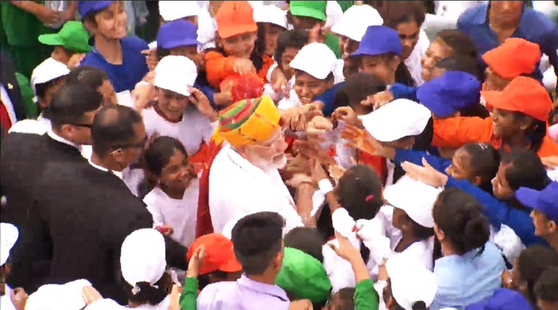 Independence Day: PM Modi breaks barrier, reaches out to children