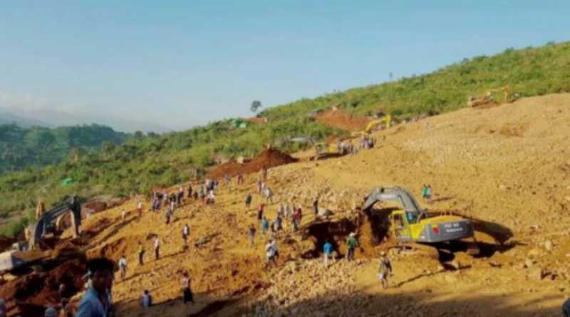At Least 34 Killed Due To Myanmar landslide, Many Feared Missing
