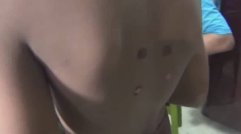 Standard six student branded with hot iron on tantrik's order