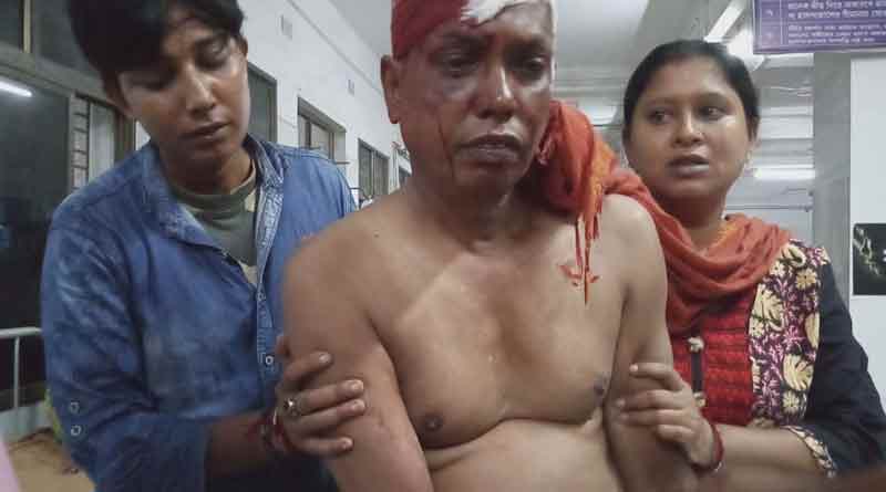 A TMC leader allegedly attacked by a youth in Maldah