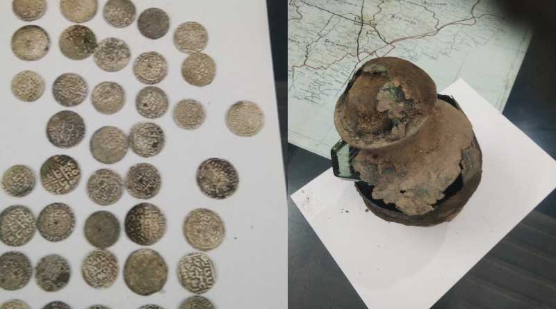 Hidden treasure recovered from Kushmandi area in South dinajpur.