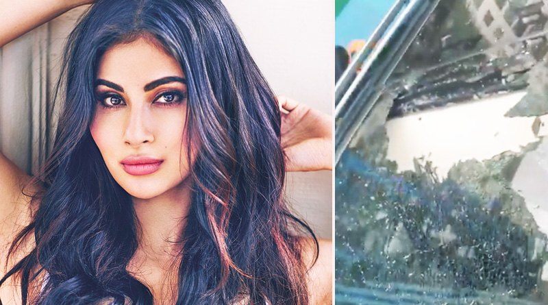 Mouni Roy slams Mumbai metro after a huge rock fell on her car