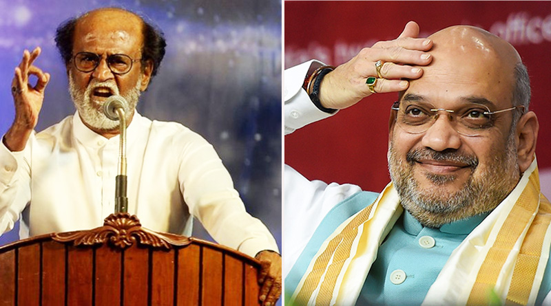 South Superstar Rajinikanth slams Amit Shah on his Hindi remark