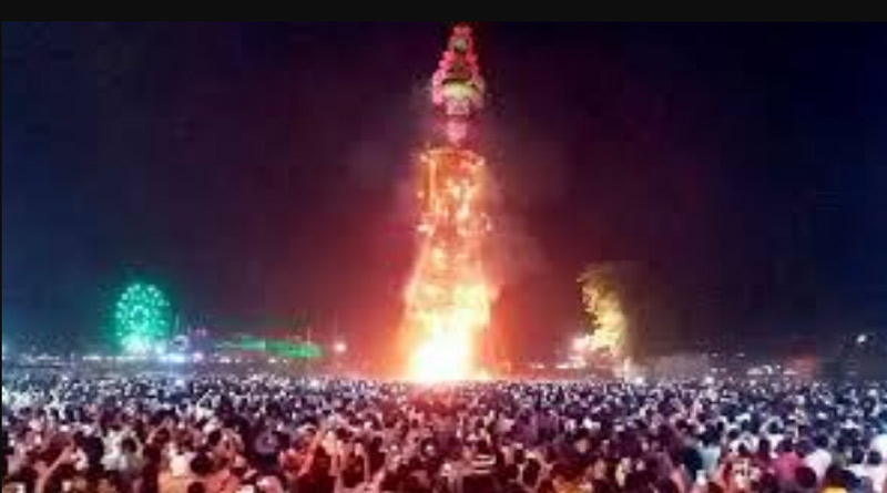 World's tallest effigy of Ravana to be burnt on Dussehra this year in chandigarh