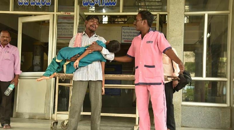 Telangana man forced to carry daughter's dead body