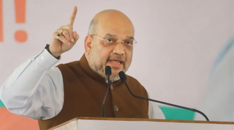 Preparation at Shahid Minar ahead of Amit Shah's rally on Sunday