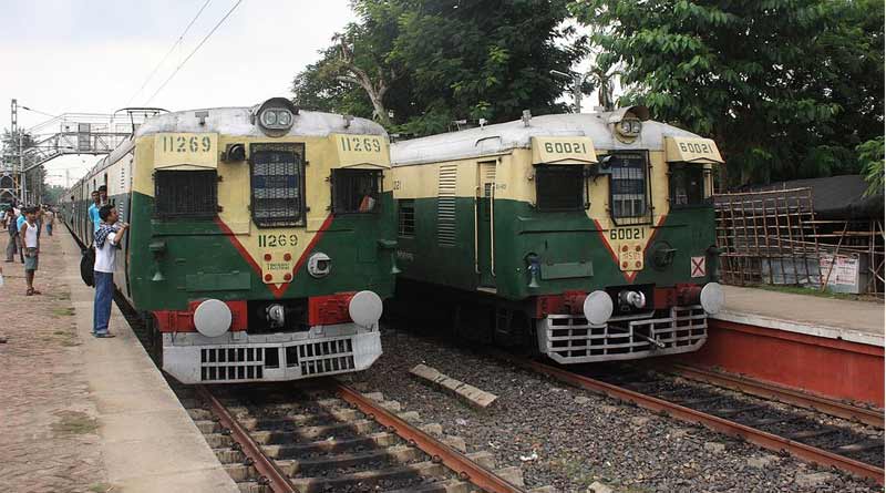 Electrification completed From Bankura to Sonamukhi in Lock Down by Rail