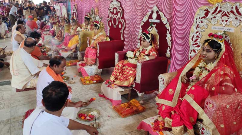 Kumari Puja at Nabami: 9 girls worshipped during this time at Burdwan