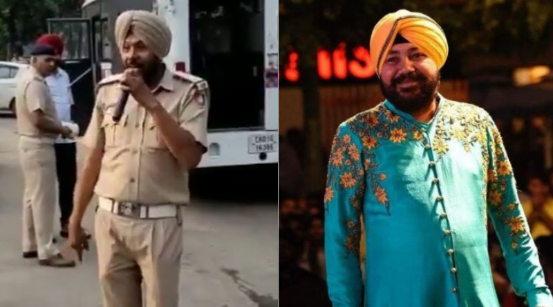 Chandigarh cop sings his rendition of Bolo Ta Ra Ra to control traffic