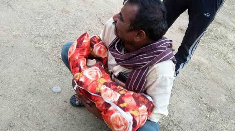 Two man attempt to buried a baby girl alive in Hyderabad