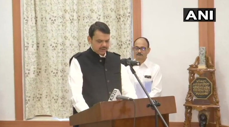 Devendra Fadnavis sworn in as Maharashtra CM, Ajit Pawar Dy CM