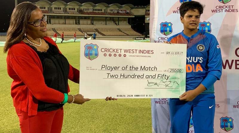 Shafali Verma is the youngest Indian ever to score an int'l fifty