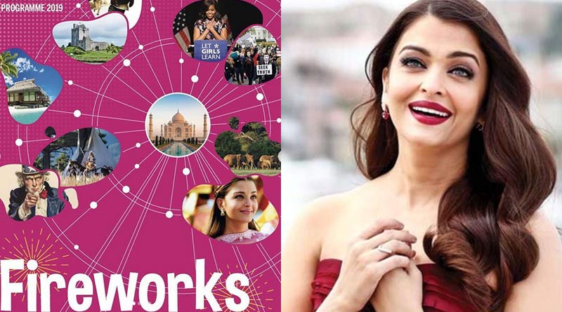 Aishwarya Rai Bachchan featured on French workbook