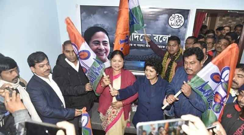 In protest of CAA a leader left BJP and join TMC at Balurghat.