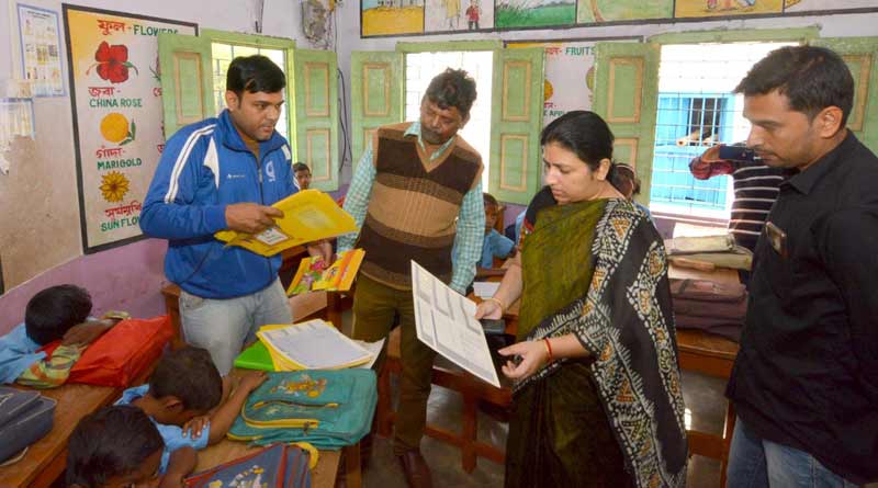 DM of Birbhum visits primary schools and recalls her own school days