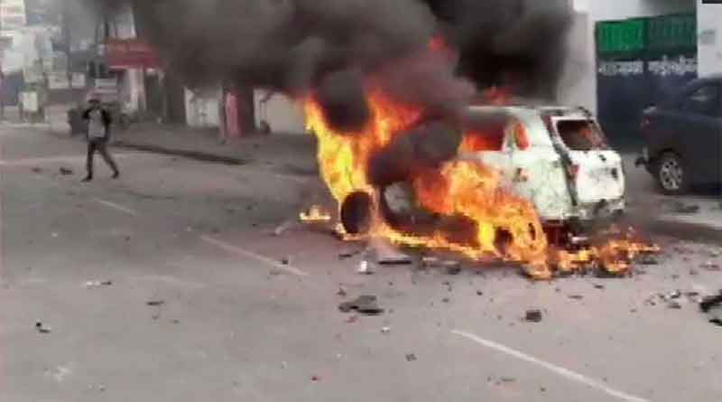 Citizenship Act Protesters In Lucknow Torch Police Post; Tear Gas Used