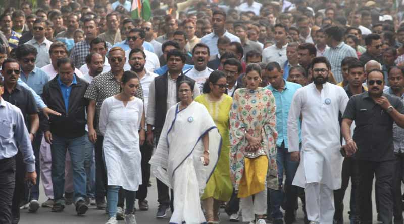 Chief minister Mamata Banerjee to hit road show on International Women's Day|SangbadPratidin
