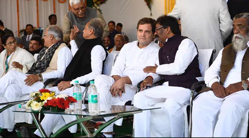 Oppositions unity is seen in Jharkhand CM's oath taking programme