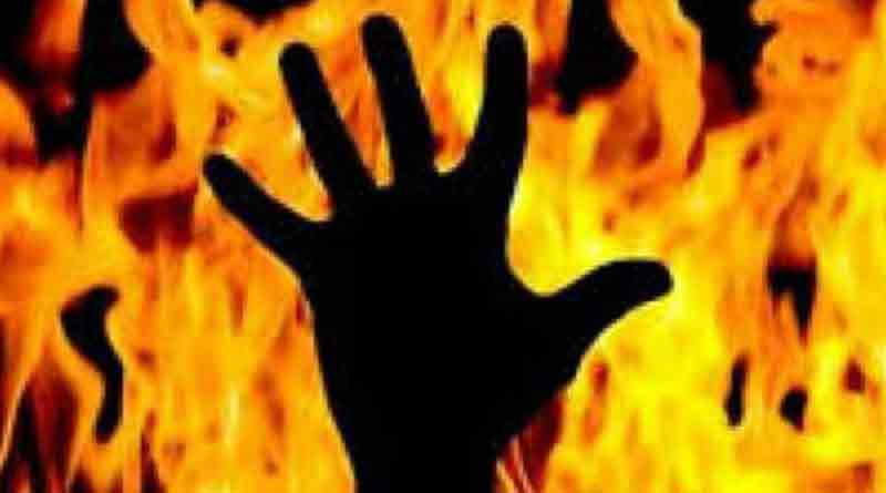 A man injured after fire broke out when he spilled hand sanitiser on his clothes in delhi