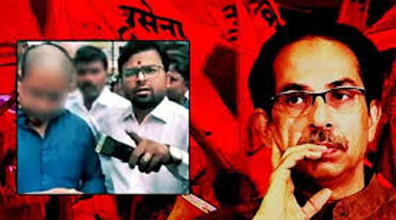 Shiv Sena supporters shave head for posting derogatory remark.