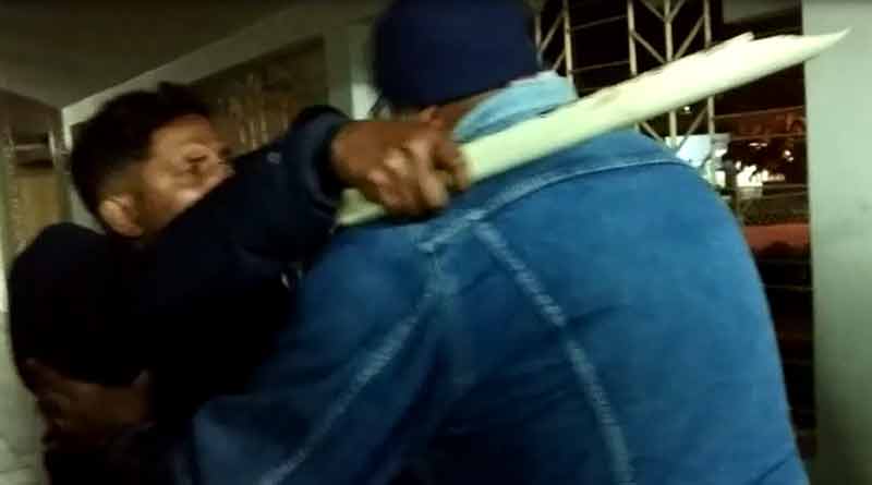 TMCP is accussed to attack SFI students in Vishawabharati last night