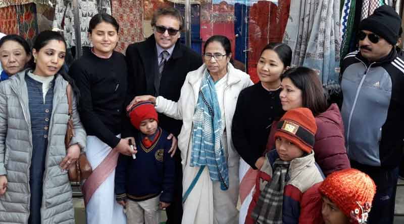 Chief Minister Mamata Bannerjee in new look at Darjeeling