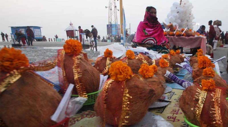 Interested people will get puja sweets and sindur from Gangasagar at home now| Sangbad Pratidin