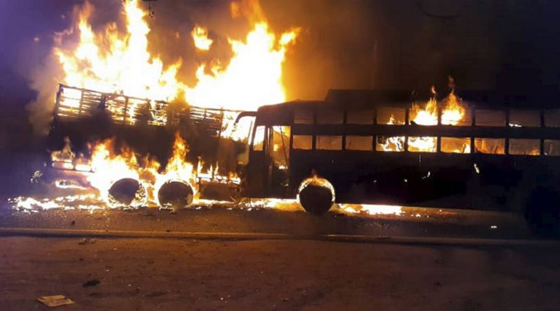 20 dead after bus catches fire in Uttar Pradesh's Kannauj