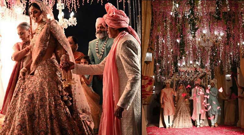 Amitabh Bachchan post some picture of Katrina Kaif reel life weeding