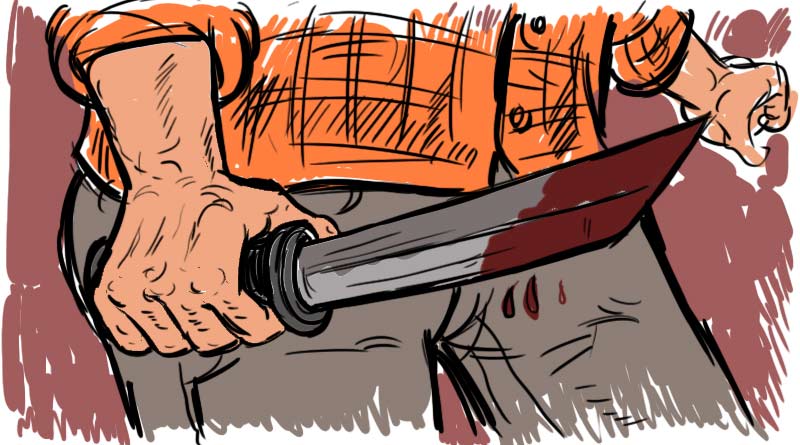 A youth allegedly stab a woman in Baguiati, Kolkata | Sangbad Pratidin