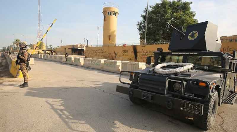 Rockets 'hit US embassy' in Iraq capital amid protests