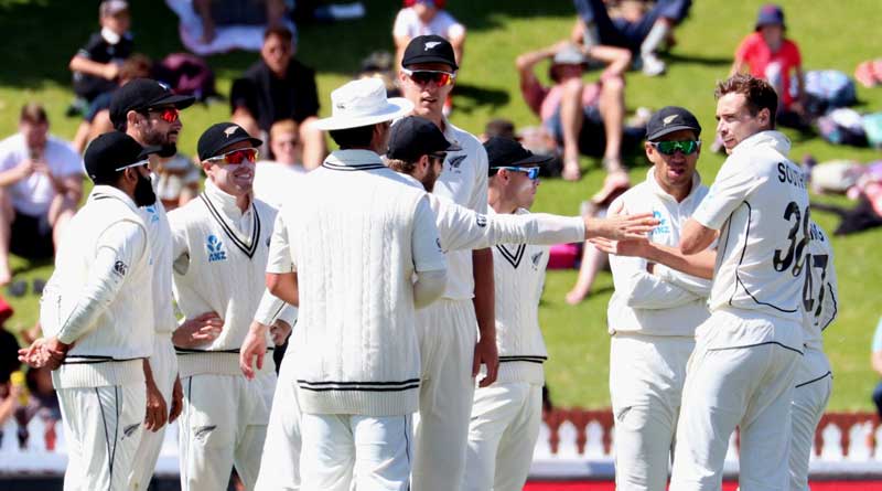 New Zealand beat India by 10 wicket in the 1st Test in Wellington