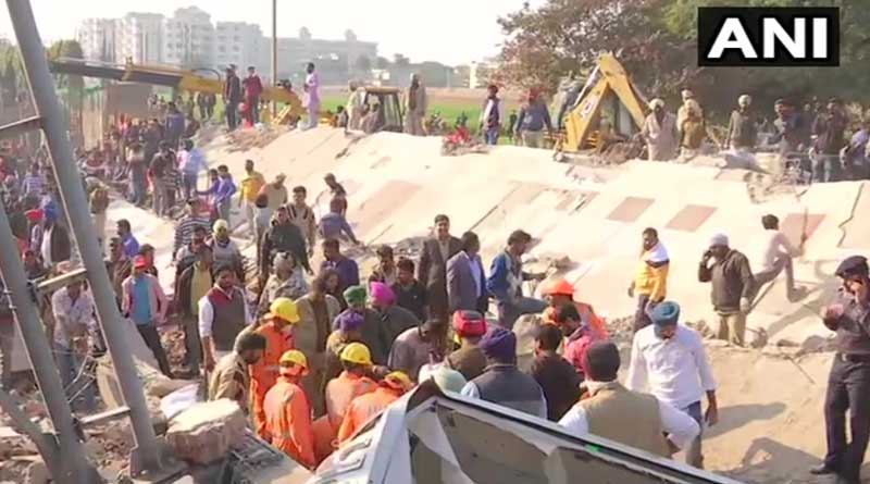 Building collapses as JCB was working at Mohali, 4-5 people trapped