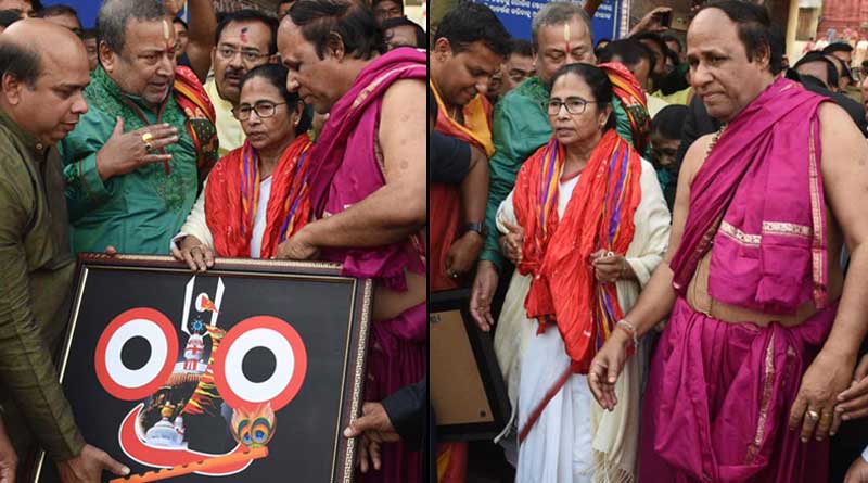 West Bengal's CM Mamata Banerjee offers pray on Jagannath Temple