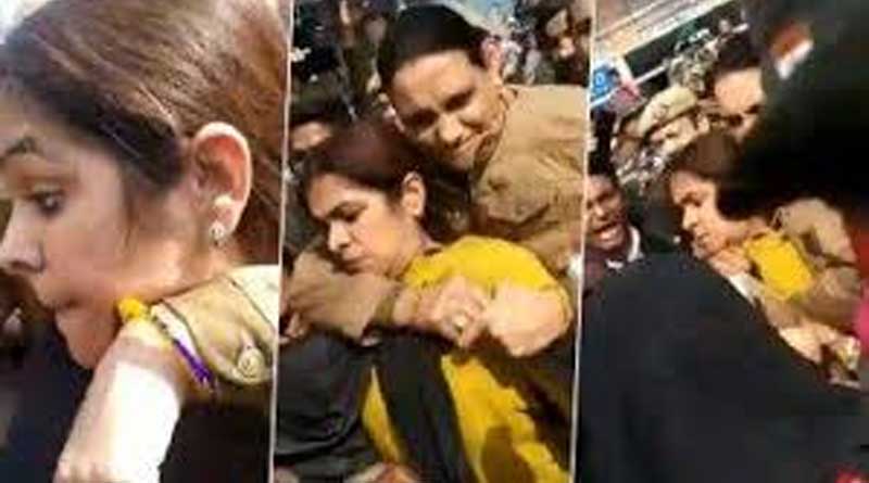 Commotion in Shaheen Bagh as Burqa-clad woman raises suspicion.