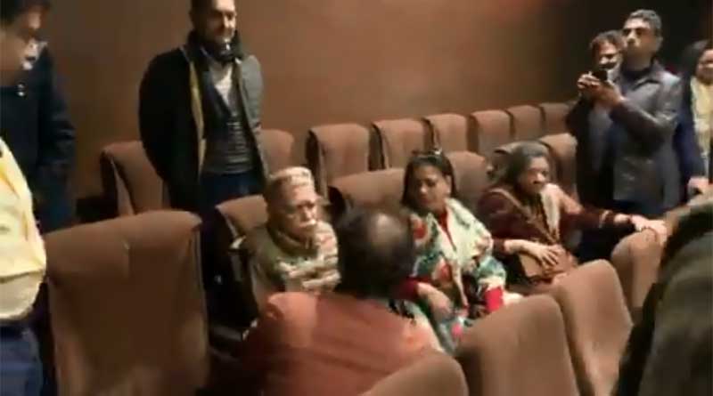 BJP veteran leader LK Advani breaks down while watching Shikara.