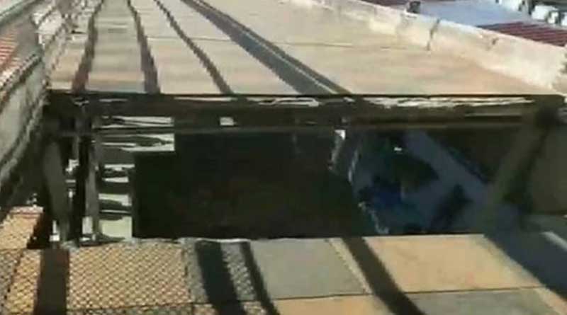 9 people injured after portion of a footover bridge at Bhopal railway station