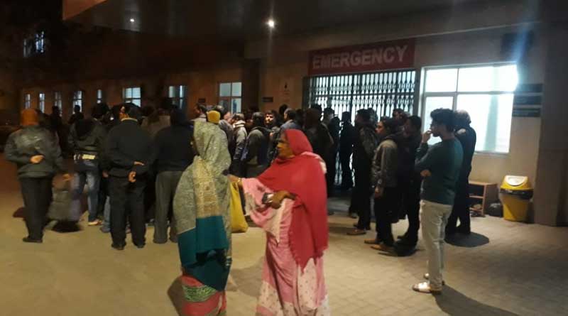 Patient died and relatives ransacked the hospital alleged with negligence